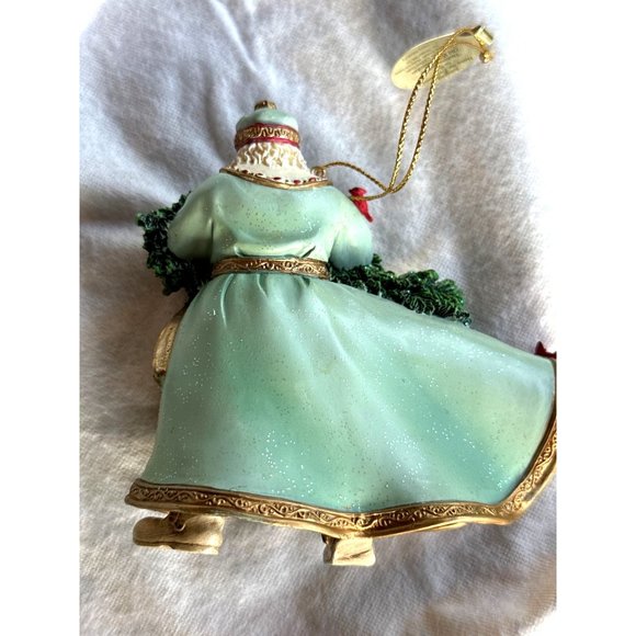 Thomas Kinkade Bringing Home the Tree Santa Old World Santa Collection Ornaments - Picture 2 of 5